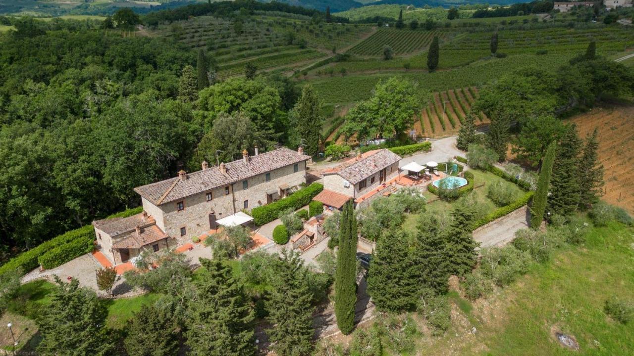 Sangiovese All'Aia Villa Gaiole in Chianti Buitenkant foto