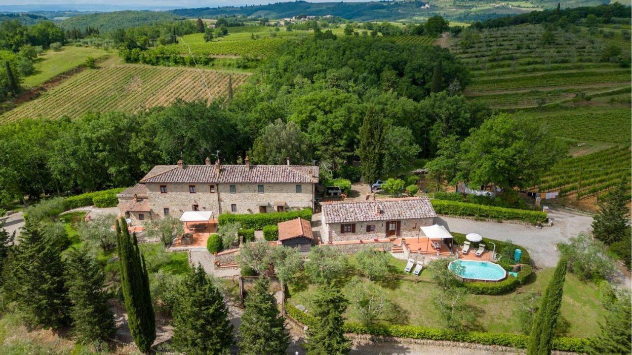 Sangiovese All'Aia Villa Gaiole in Chianti Buitenkant foto